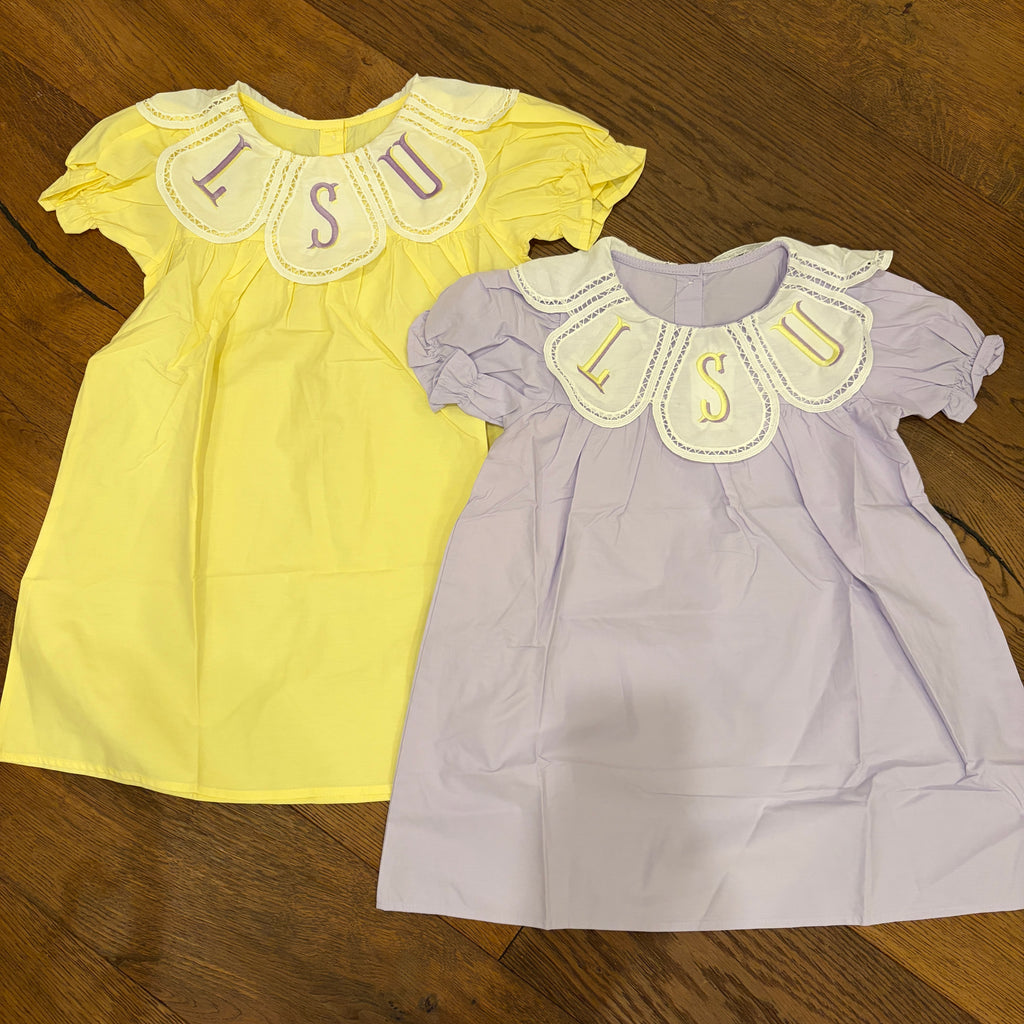 PREORDER - LSU Tulip Dress
